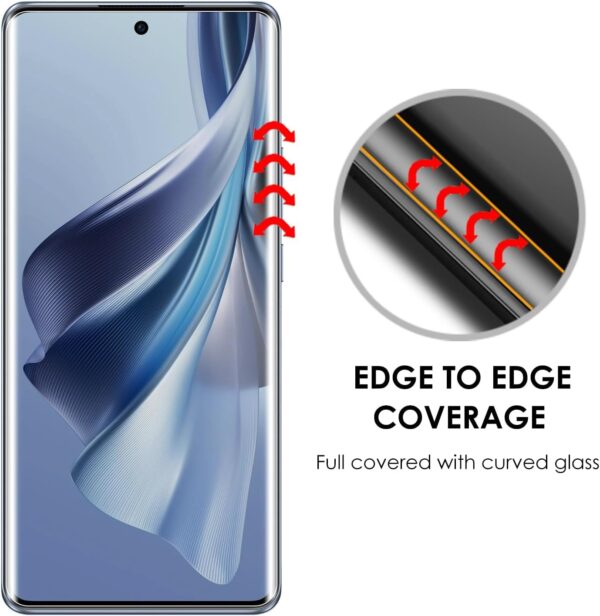 SHILD (1-Pack) Tempered Glass Screen Protector for Oppo F27 Pro (6.7-inch 5G) | UV Tempered Glass, 9H Hardness, HD Clarity, Fingerprint Compatible - Image 6