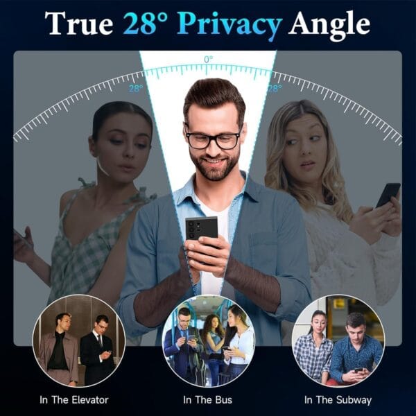 SHILD Privacy Screen Protector for Samsung Galaxy S23 Ultra (Pack of 2) | Anti-Spy, Edge-to-Edge Coverage, HD Clarity, Easy Installation, Fingerprint Compatible - Image 6