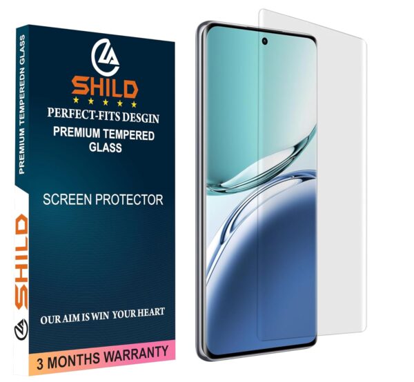 SHILD (1-Pack) Tempered Glass Screen Protector for Oppo F27 Pro (6.7-inch 5G) | UV Tempered Glass, 9H Hardness, HD Clarity, Fingerprint Compatible