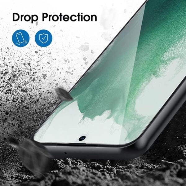 SHILD (1-Pack) Perfect Fit Tempered Glass Screen Protector for Samsung Galaxy S22 Plus | UV Tempered Glass, 9H Hardness, HD Clarity, Fingerprint Compatible - Image 3