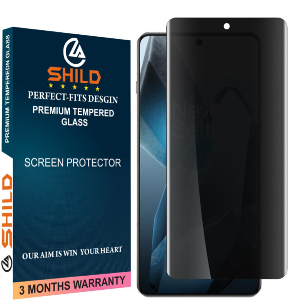 SHILD® Privacy Tempered Glass Screen Protector for OnePlus 13 5G | Anti-Spy | 100% Fingerprint Unlock Support | Full Screen Coverage | HD Clarity | Easy Installation